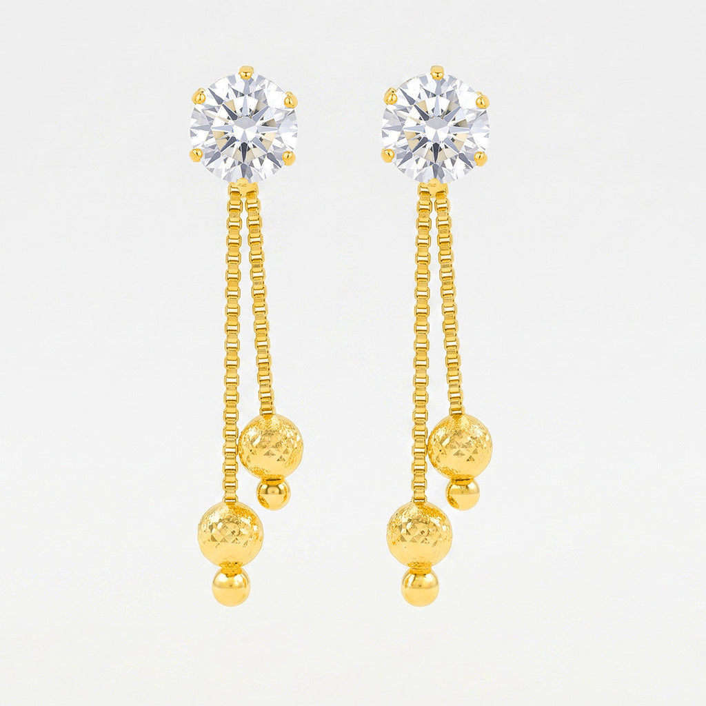 Desihi Earrings Anti-Tarnish Rhinestone Drop