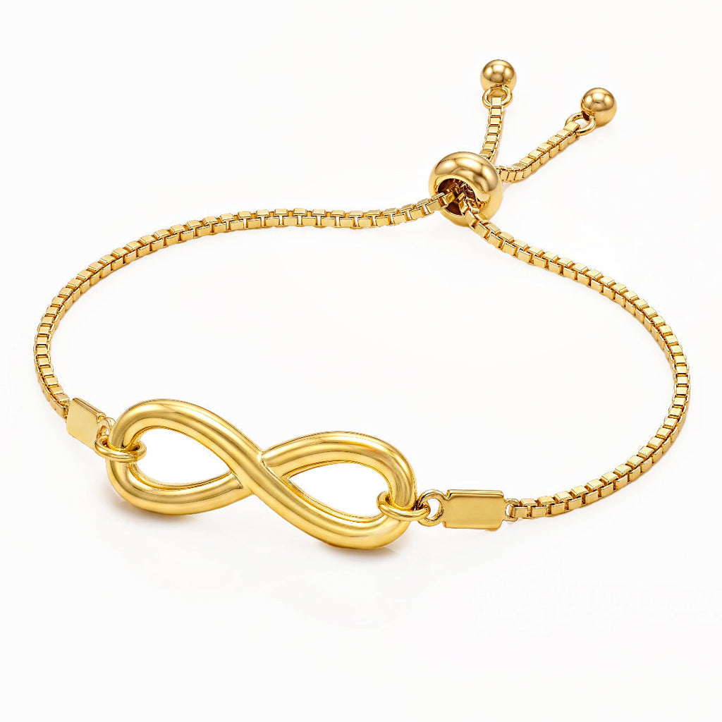 Desihi Bracelet Anti-Tarnish Gold Plated Infinity (Adjustable Size)