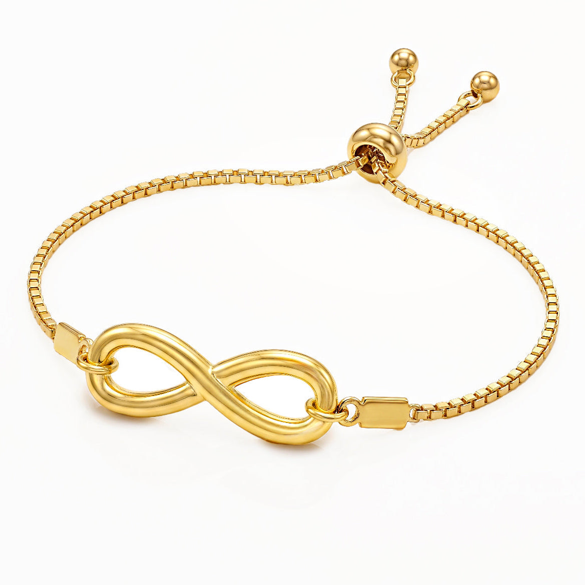 Desihi Bracelet Anti-Tarnish Gold Plated Infinity (Adjustable Size)