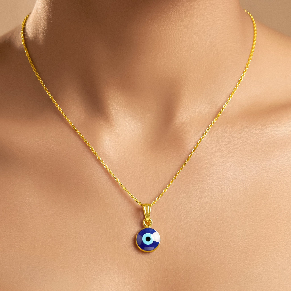 Desihi Necklace Anti-Tarnish Blue Evil Eye