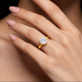 Desihi Ring Anti-Tarnish Gold Plated Solitaire (Adjustable Size)