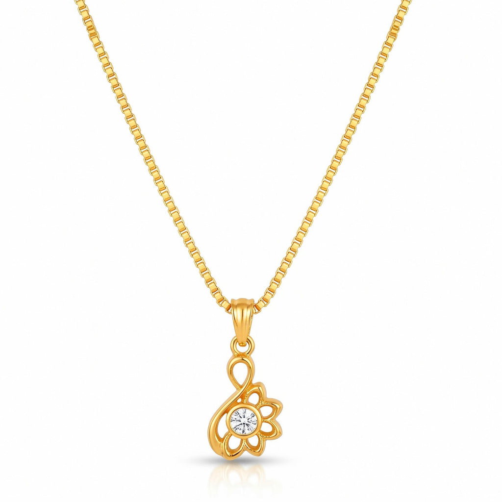 Desihi Necklace Anti-Tarnish Infinity Floral Chain