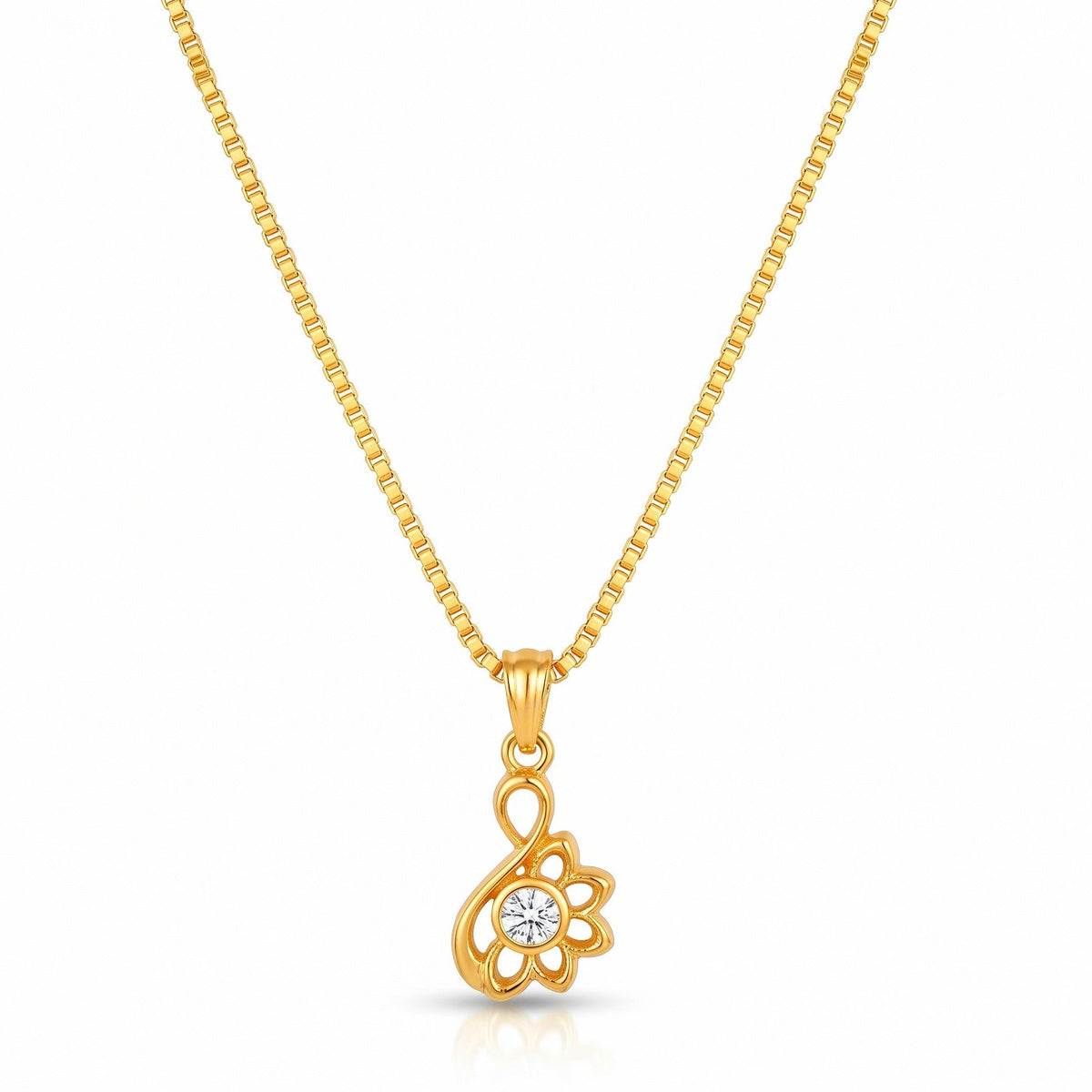 Desihi Necklace Anti-Tarnish Infinity Floral Chain
