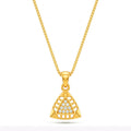 Desihi Necklace Anti-Tarnish Triangle Crystal Chain