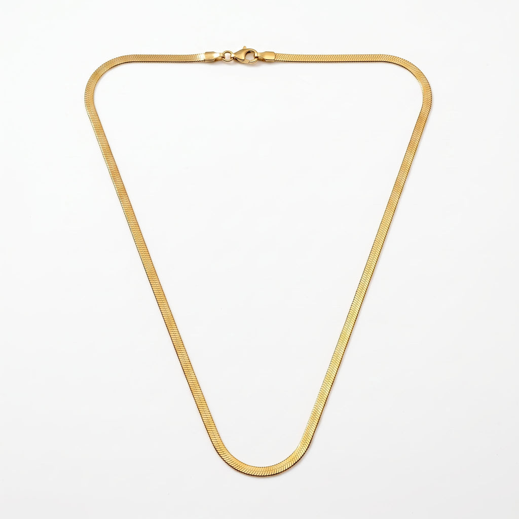 Desihi Necklace Anti-Tarnish Gold Plated Snake Chain