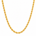 Desihi Necklace Anti-Tarnish Gold Plated Rope Chain