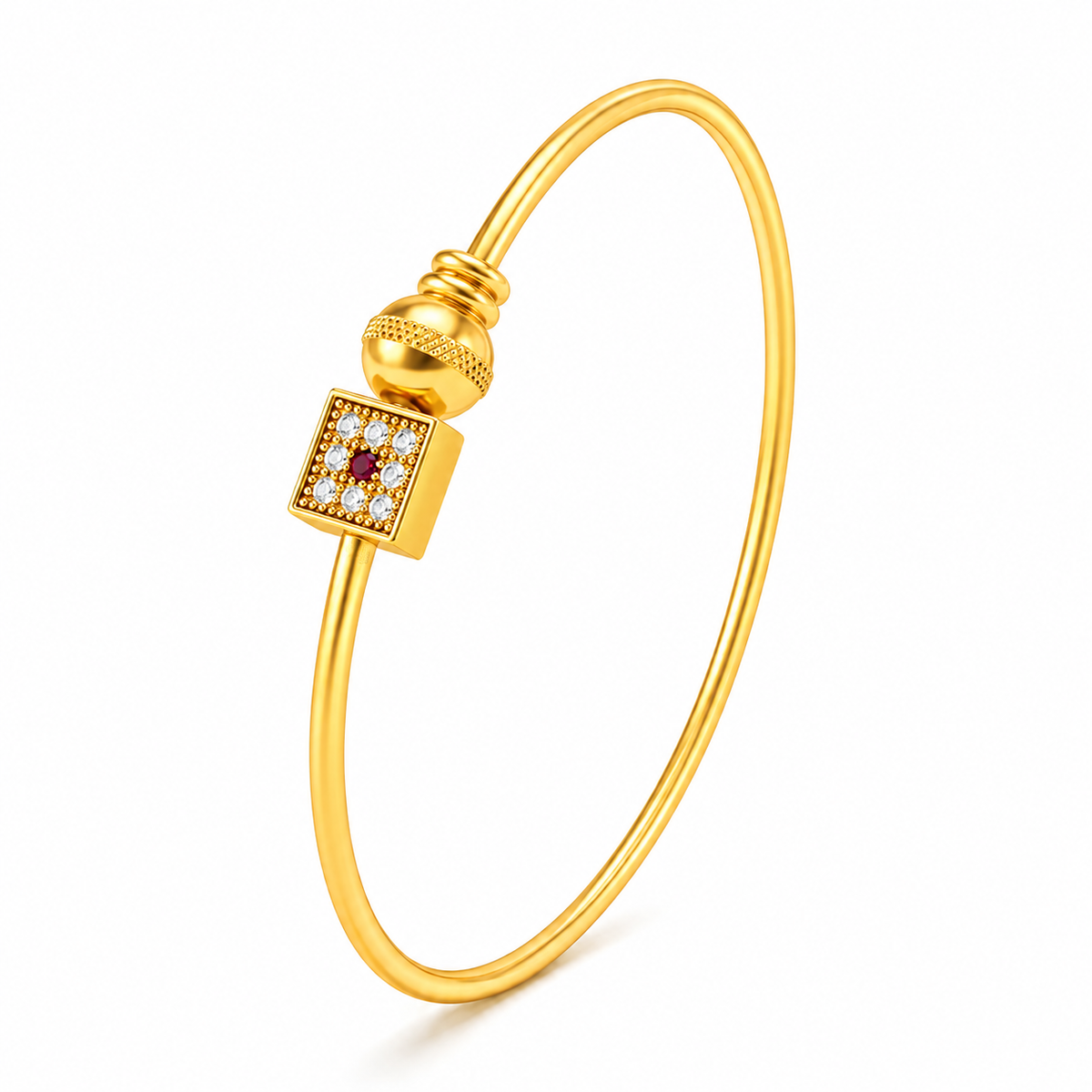 Desihi Bracelet Anti-Tarnish Gold Plated Bangle (Adjustable Size)