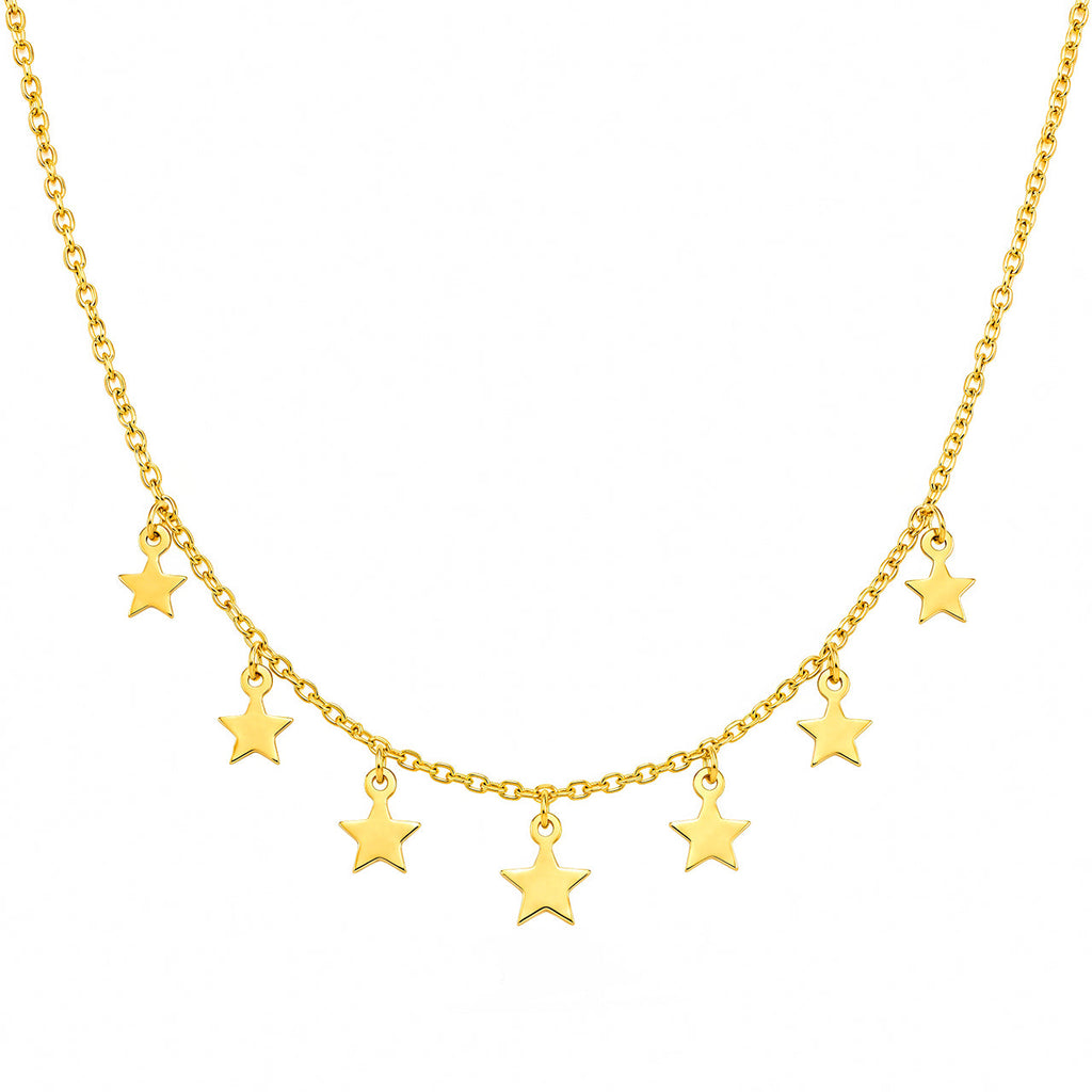 Desihi Necklace Anti-Tarnish Gold Plated Star Charm