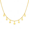 Desihi Necklace Anti-Tarnish Gold Plated Star Charm