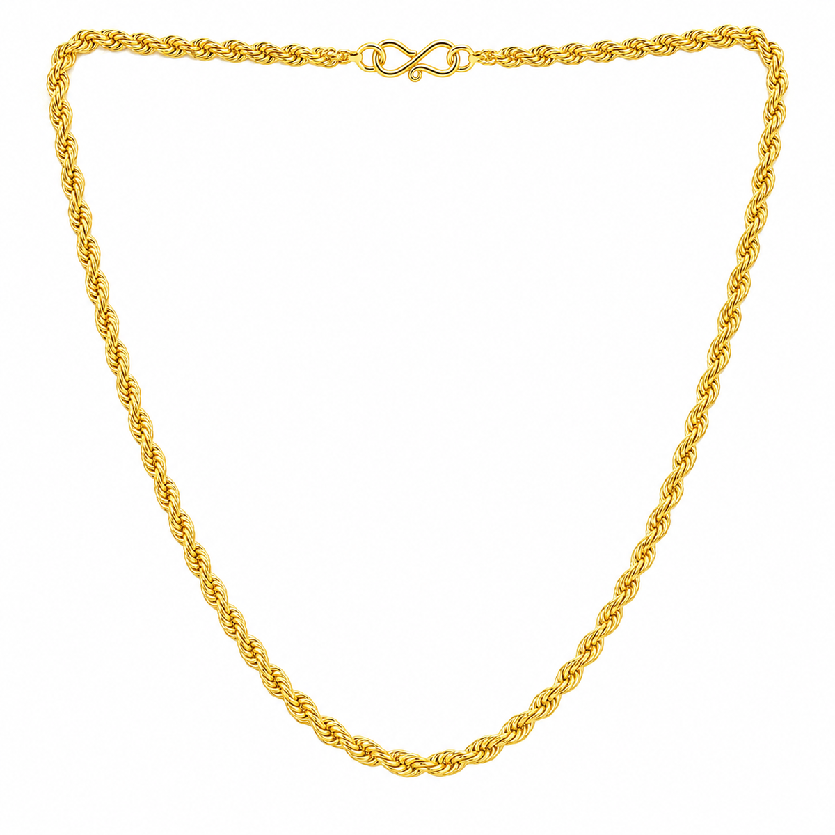 Desihi Necklace Anti-Tarnish Gold Plated Rope Chain