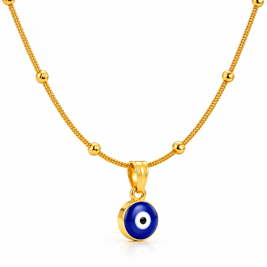 Desihi Necklace Anti-Tarnish Satellite Evil Eye