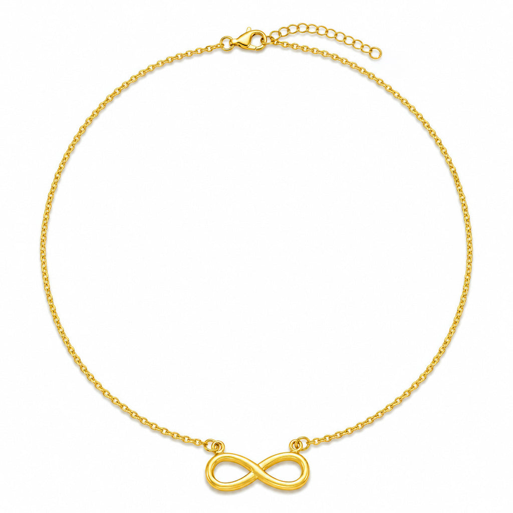 Desihi Necklace Anti-Tarnish Gold Plated Infinity Pendant