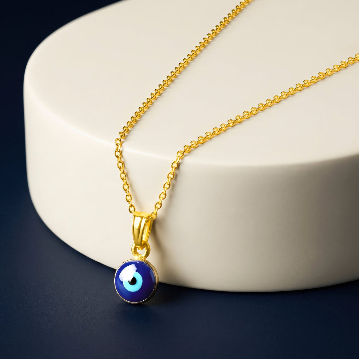 Desihi Necklace Anti-Tarnish Blue Evil Eye
