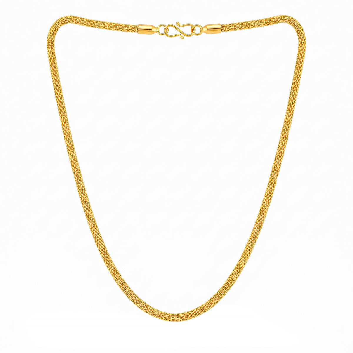 Desihi Necklace Anti-Tarnish Gold Plated Mesh Chain