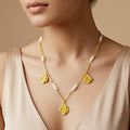 Desihi Necklace Anti-Tarnish Rose Flower Charm