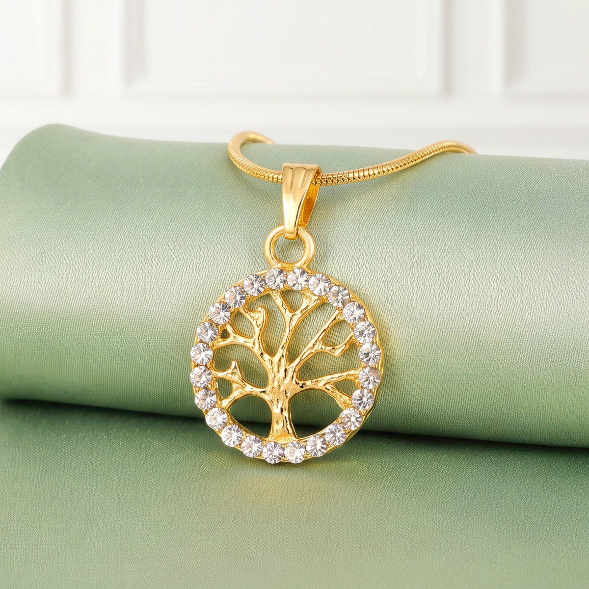 Desihi Necklace Anti-Tarnish Good Fortune Tree Of Life