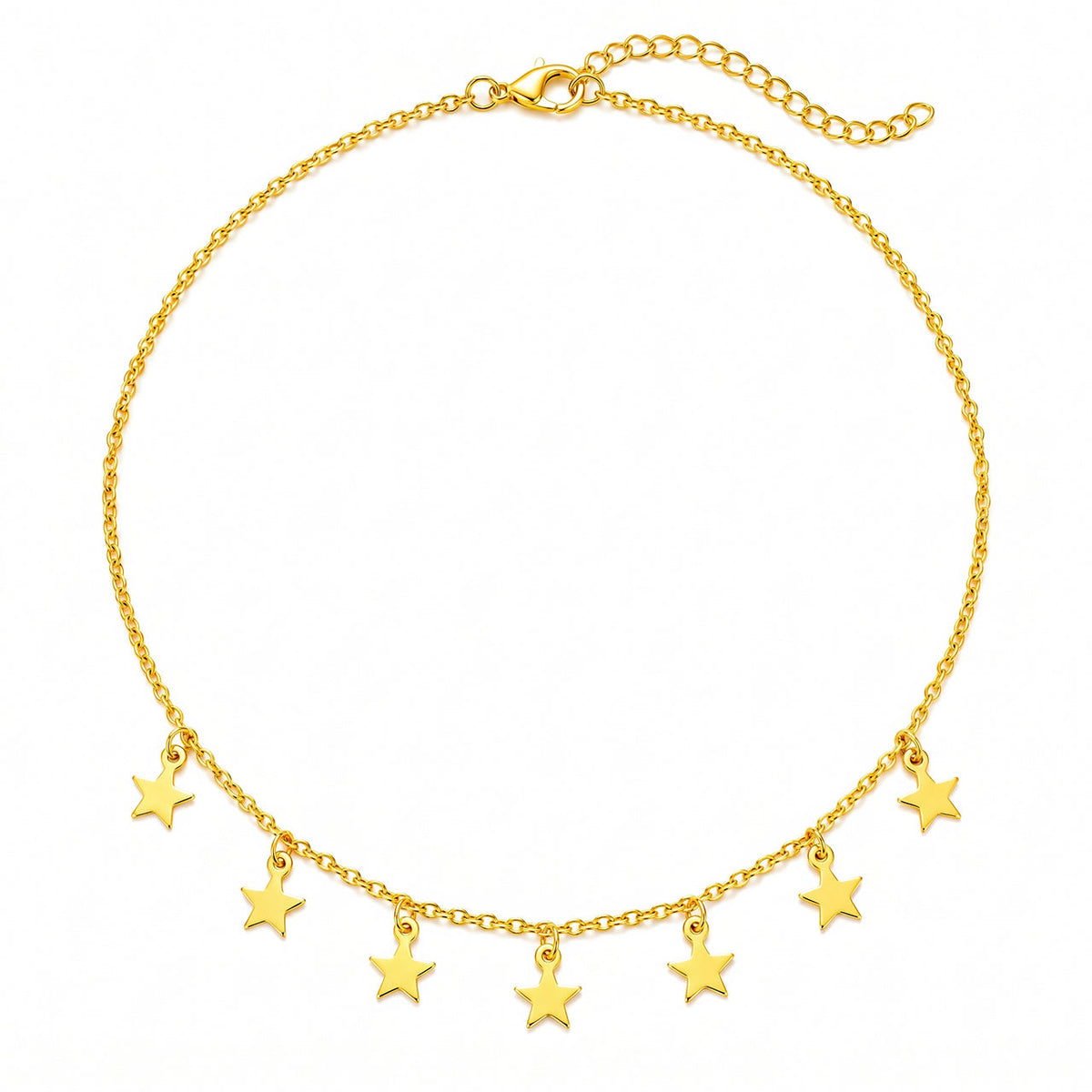 Desihi Necklace Anti-Tarnish Gold Plated Star Charm