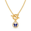 Desihi Necklace Anti-Tarnish Gold Plated Chain With Evil Eye