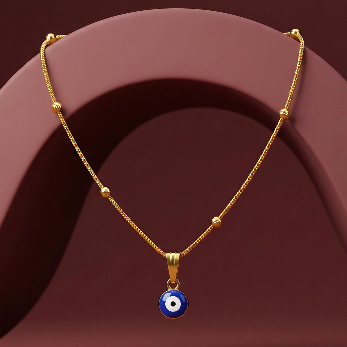 Desihi Necklace Anti-Tarnish Satellite Evil Eye