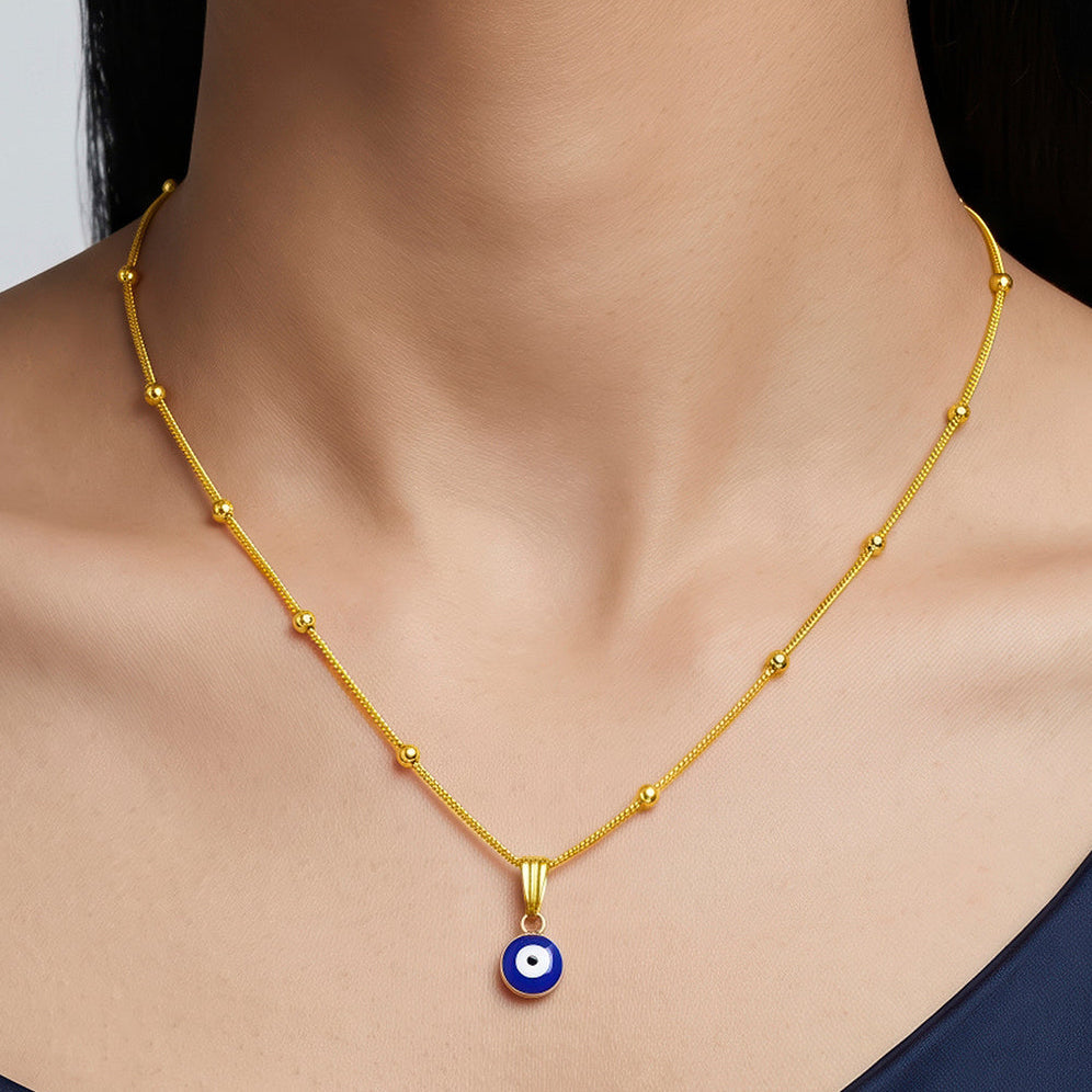 Desihi Necklace Anti-Tarnish Satellite Evil Eye