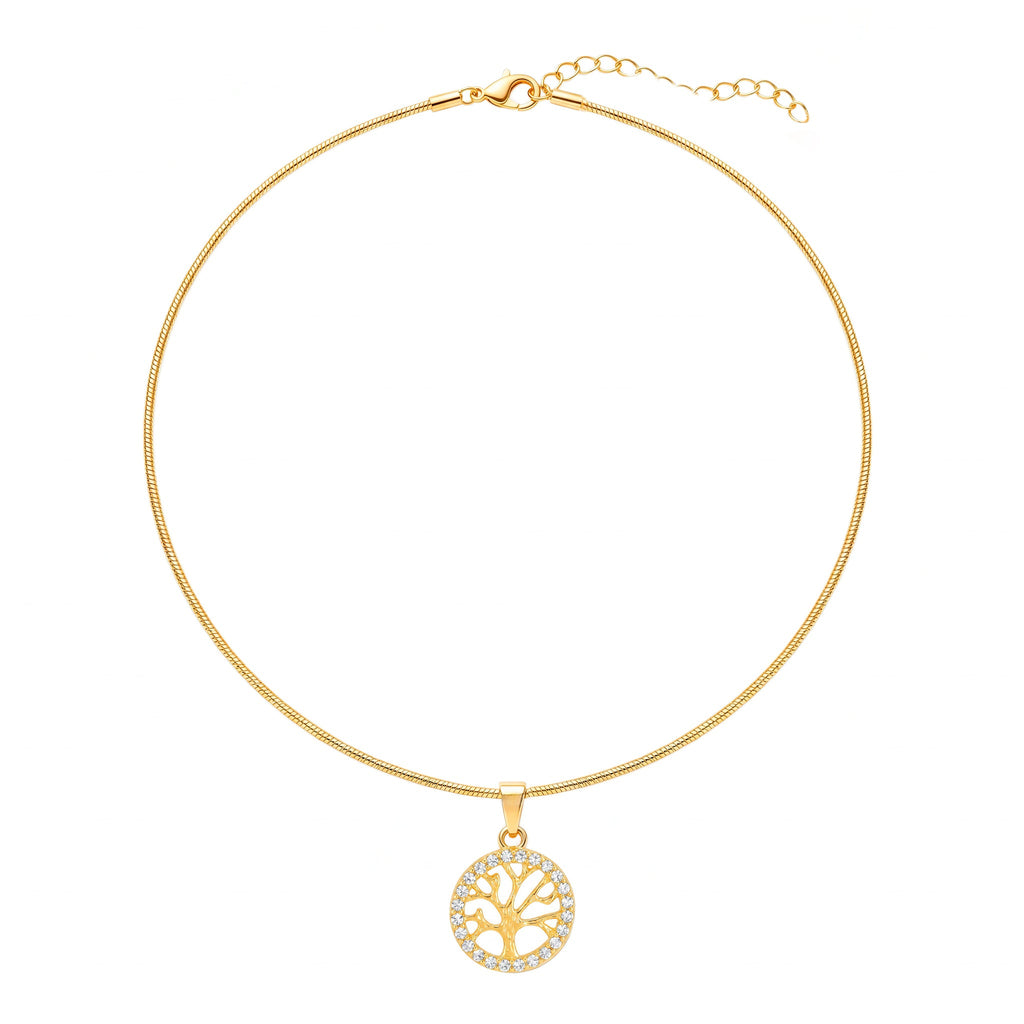 Desihi Necklace Anti-Tarnish Good Fortune Tree Of Life