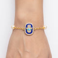 Desihi Bracelet Anti-Tarnish Evil Eye (Adjustable Size)