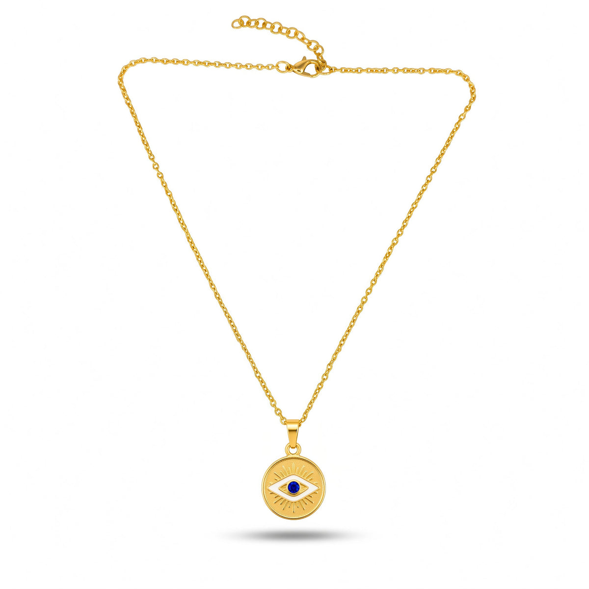 Desihi Necklace Anti-Tarnish Evil Eye Pendant Chain